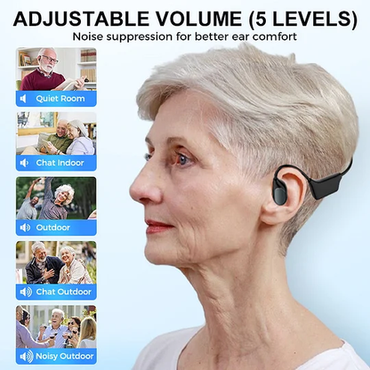 💖 💥 LIMITED TIME OFFER!🔥Pryxo Bone Conduction Smart Hearing Aids Amplifier – Patented Transducer, Best Bone Conduction Aid✅made in the USA✅🔥Limited stock available!🔥