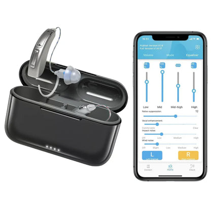 Smart, Self-Fitting Bluetooth Hearing Aids (App Controlled)